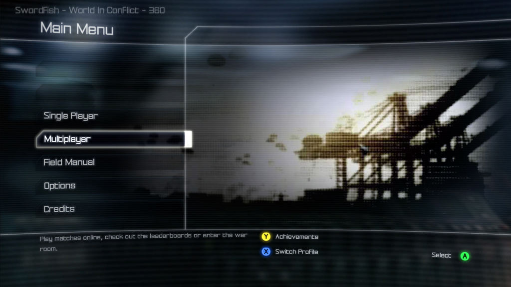 WIC Screenshot - Main Menu